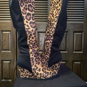 🔥 ASHLEY STEWARD CHEETAH PRINT BOOTS 🔥